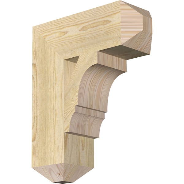Ekena Millwork Balboa Craftsman Rough Sawn Bracket, Douglas Fir, 6"W x 18"D x 22"H BKT06X18X22BOA04RDF - main